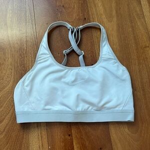 Nike White Sports Bra